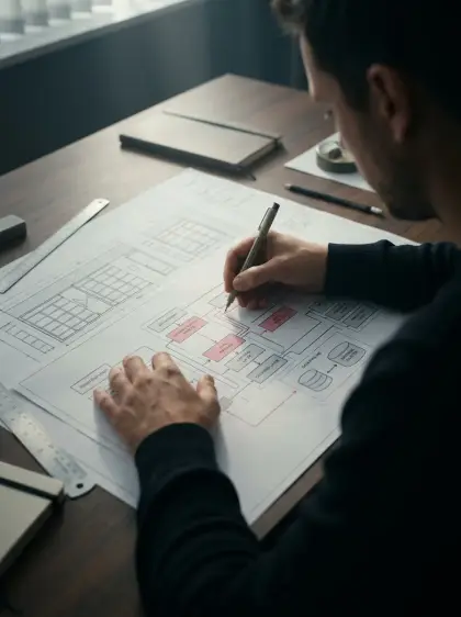 abstract system visuals