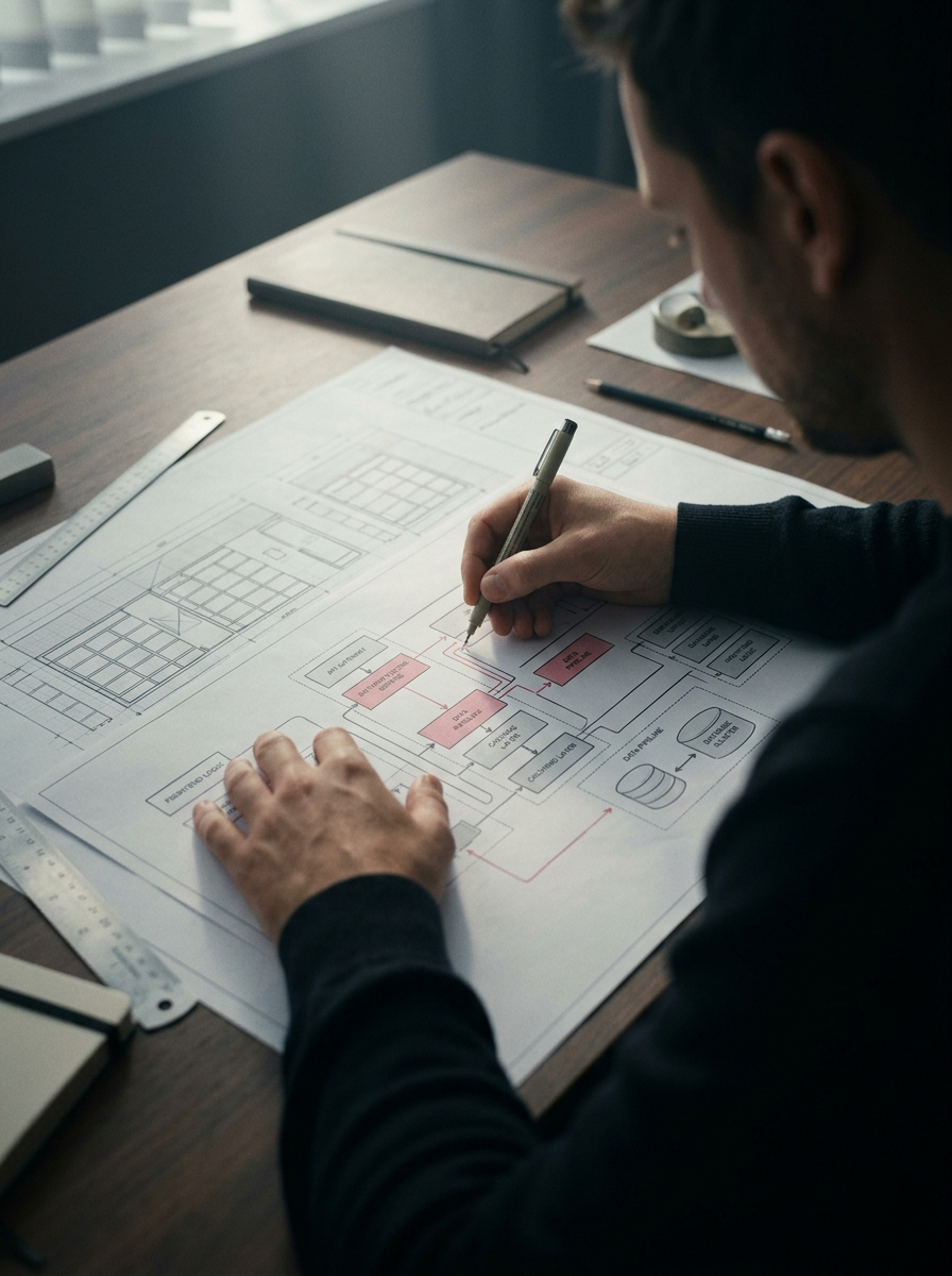 abstract system visuals